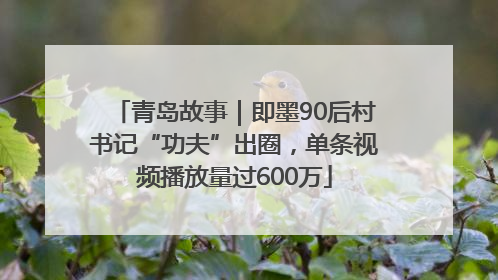 青岛故事｜即墨90后村书记“功夫”出圈，单条视频播放量过600万