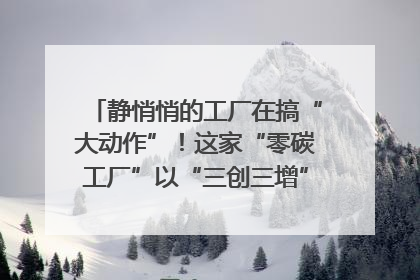静悄悄的工厂在搞“大动作”！这家“零碳工厂”以“三创三增”探索共富新路径｜网络名人四川行