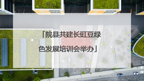 院县共建长豇豆绿色发展培训会举办