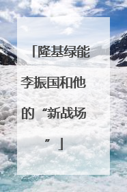 隆基绿能李振国和他的“新战场”
