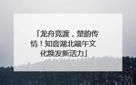 龙舟竞渡，楚韵传情！知音湖北端午文化焕发新活力