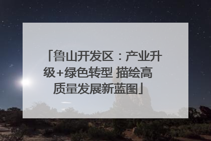 鲁山开发区：产业升级+绿色转型 描绘高质量发展新蓝图