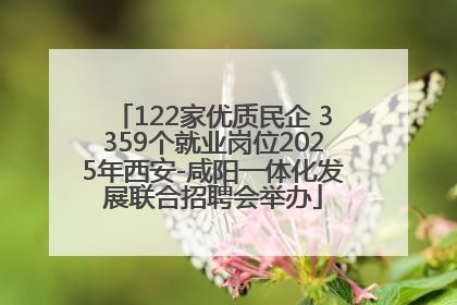 122家优质民企 3359个就业岗位2025年西安-咸阳一体化发展联合招聘会举办