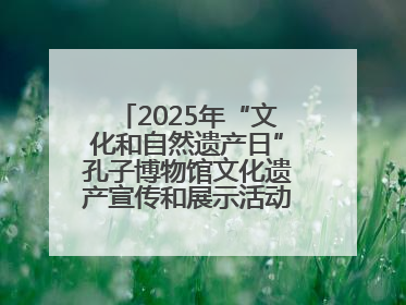 2025年“文化和自然遗产日”孔子博物馆文化遗产宣传和展示活动启动仪式举行