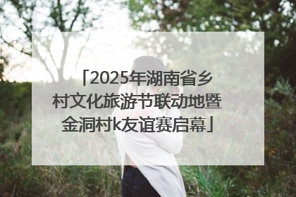 2025年湖南省乡村文化旅游节联动地暨金洞村k友谊赛启幕