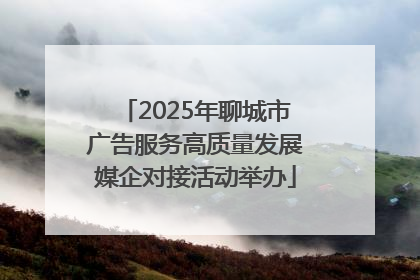 2025年聊城市广告服务高质量发展媒企对接活动举办