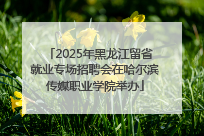 2025年黑龙江留省就业专场招聘会在哈尔滨传媒职业学院举办