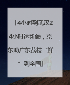 4小时到武汉24小时达新疆，京东助广东荔枝“鲜”到全国